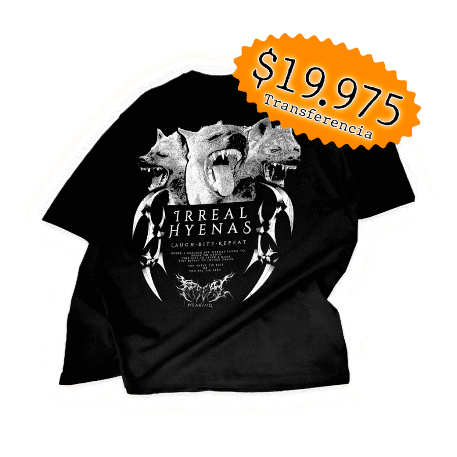 Remera Oversize "Hyenas"