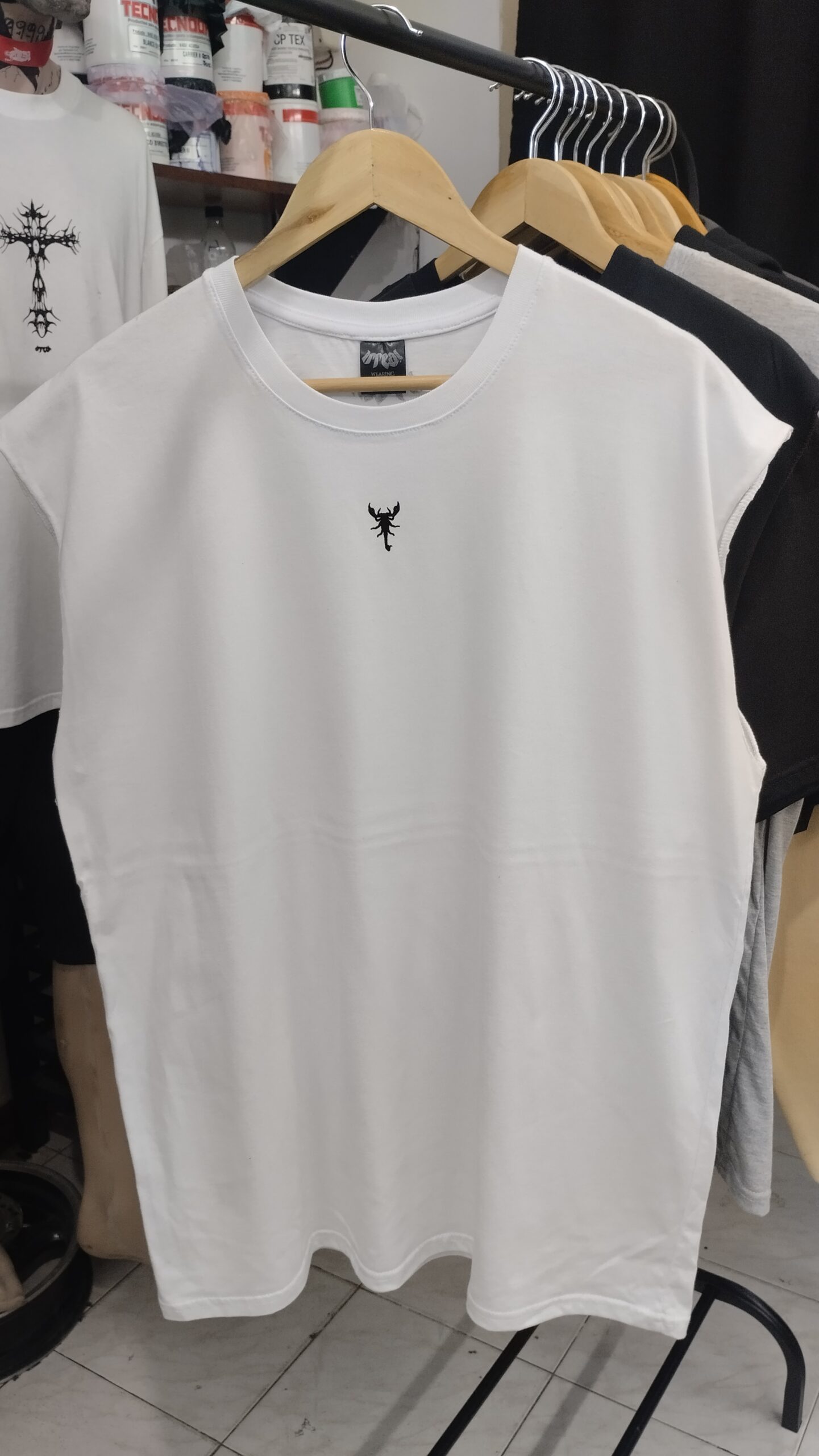 Sudadera Oversize "Sting" Blanco